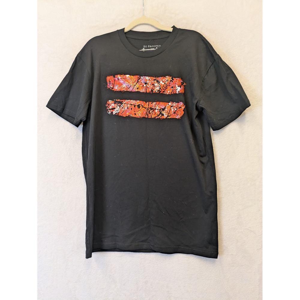 Ed Sheeran Men's Medium Divide Concert‎ Tour Black T Shirt